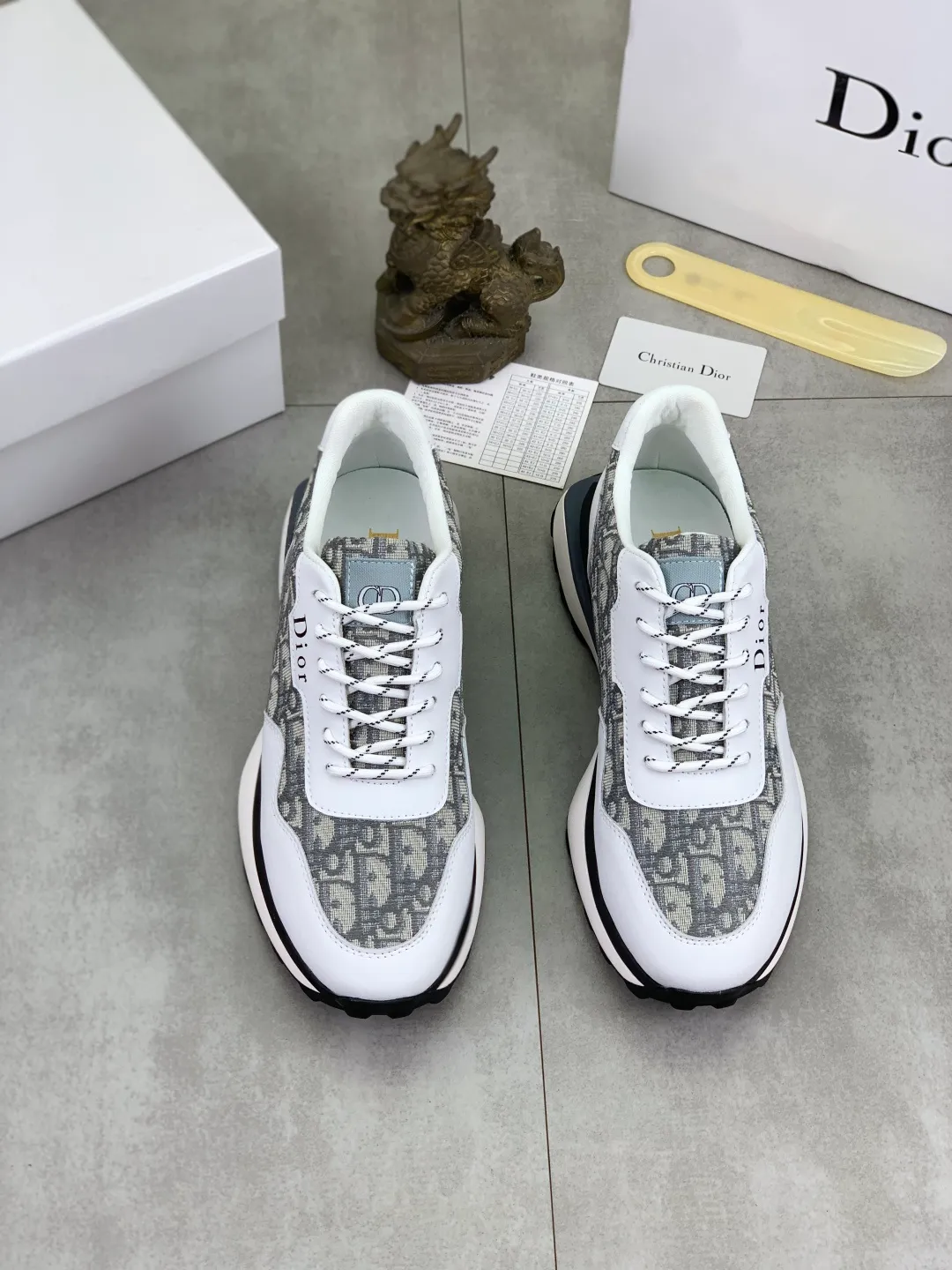 Men's Men's Shoes💰P440💰[New Style]🆘[Dior] 2025 Dior Original Lace-up Low-top Men's Shoes Classic casual shoes 🔥This model is the official classic model, with high quality and made by famous original designers. It is made of high-quality cowhide with original materials➕Comfortable and breathable mesh lining➕Pigskin insole. The perfect last shape and generous and fashionable design have attracted many consumers. Suitable for drivers to drive🚗. What you want is the highest quality in the market. Color: 3️⃣Color code number: 38--44 (45 customized)